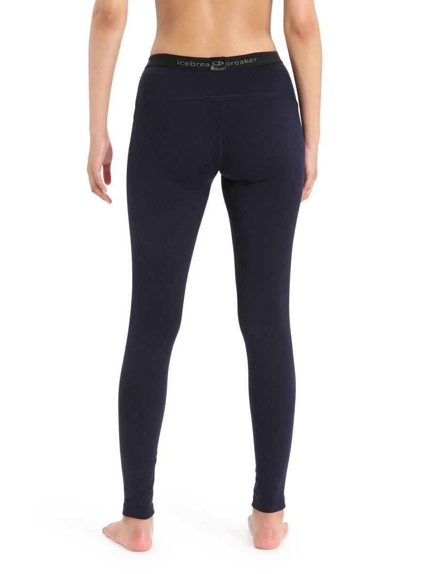 Icebreaker Merino 200 Oasis Thermal Leggings Naisten Base Layers Laivastonsininen | FI 1917HAPK